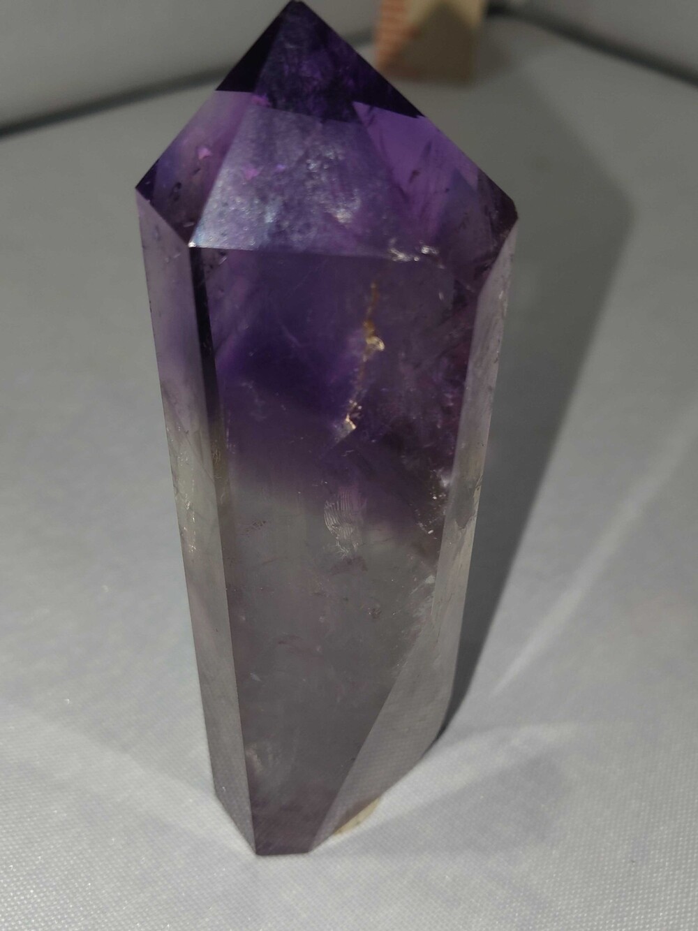 Natural Amethyst Crystal Tower Polished Purple Stone #1